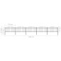 Gartenzaun mit Speerspitzen Stahl (1,25 - 1,5) x 8,5 m Schwarz Gartenzaun mit Speerspitzen Stahl (1,25 - 1,5) x 8,5 m Schwarz