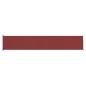 vidaXL Seitenmarkise Ausziehbar 117x600 cm Rot vidaXL Seitenmarkise Ausziehbar 117x600 cm Rot