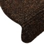 vidaXL Treppenmatten Selbstklebend 15 Stk. Braun 65x21x4cm Nadelvlies vidaXL Treppenmatten Selbstklebend 15 Stk. Braun 65x21x4cm Nadelvlies