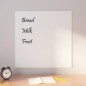 vidaXL Magnettafel Wandmontage Weiß 60x60 cm Hartglas vidaXL Magnettafel Wandmontage Weiß 60x60 cm Hartglas