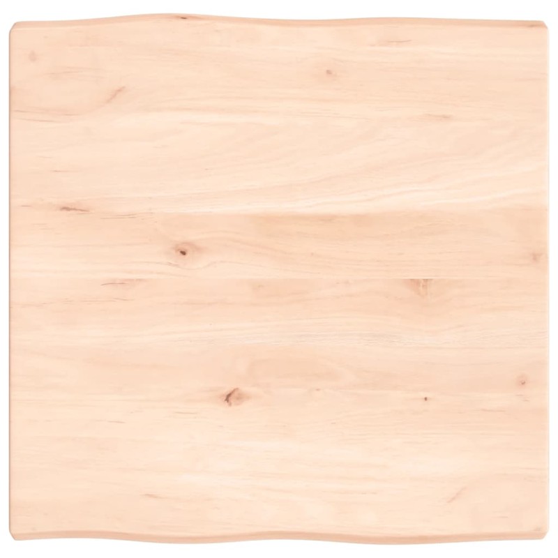vidaXL Tischplatte 60x60x(2-4) cm Massivholz Unbehandelt Baumkante vidaXL Tischplatte 60x60x(2-4) cm Massivholz Unbehandelt Baumkante