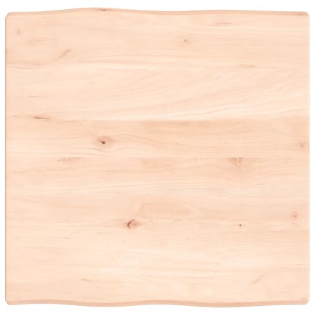vidaXL Tischplatte 60x60x(2-4) cm Massivholz Unbehandelt Baumkante