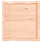 vidaXL Tischplatte 60x60x(2-4) cm Massivholz Unbehandelt Baumkante vidaXL Tischplatte 60x60x(2-4) cm Massivholz Unbehandelt Baumkante