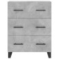 vidaXL Sideboard Betongrau 69,5x34x90 cm Holzwerkstoff vidaXL Sideboard Betongrau 69,5x34x90 cm Holzwerkstoff