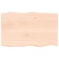 vidaXL Tischplatte 80x50x2 cm Massivholz Eiche Unbehandelt Baumkante vidaXL Tischplatte 80x50x2 cm Massivholz Eiche Unbehandelt Baumkante