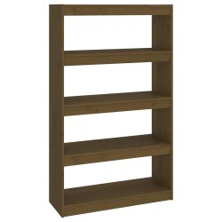 vidaXL Bücherschrank/Raumteiler Honigbraun 80x30x135,5 cm Kiefernholz