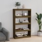 vidaXL Bücherschrank/Raumteiler Honigbraun 80x30x135,5 cm Kiefernholz vidaXL Bücherschrank/Raumteiler Honigbraun 80x30x135,5 cm Kiefernholz