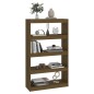 vidaXL Bücherschrank/Raumteiler Honigbraun 80x30x135,5 cm Kiefernholz vidaXL Bücherschrank/Raumteiler Honigbraun 80x30x135,5 cm Kiefernholz