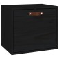vidaXL Wandschrank Schwarz 40x30x35 cm Massivholz Kiefer vidaXL Wandschrank Schwarz 40x30x35 cm Massivholz Kiefer