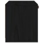 vidaXL Wandschrank Schwarz 40x30x35 cm Massivholz Kiefer vidaXL Wandschrank Schwarz 40x30x35 cm Massivholz Kiefer