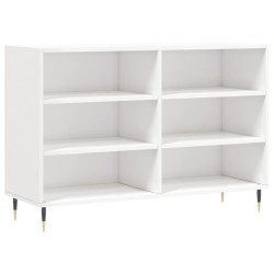 vidaXL Sideboard Hochglanz-Weiß 103,5x35x70 cm Holzwerkstoff