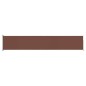 vidaXL Seitenmarkise Ausziehbar 117x600 cm Braun vidaXL Seitenmarkise Ausziehbar 117x600 cm Braun