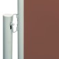 vidaXL Seitenmarkise Ausziehbar 117x600 cm Braun vidaXL Seitenmarkise Ausziehbar 117x600 cm Braun