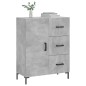vidaXL Sideboard Betongrau 69,5x34x90 cm Holzwerkstoff vidaXL Sideboard Betongrau 69,5x34x90 cm Holzwerkstoff