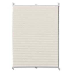 Plissee Faltrollo Rollo Plisseerollo 60x125cm Creme