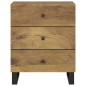 vidaXL Nachttisch 50x33x62 cm Massivholz Mango & Holzwerkstoff