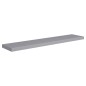vidaXL Schwebendes Wandregal Grau 120x23,5x3,8 cm MDF vidaXL Schwebendes Wandregal Grau 120x23,5x3,8 cm MDF