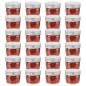 vidaXL Marmeladengläser mit Silbernen Deckeln 24 Stk. 110 ml vidaXL Marmeladengläser mit Silbernen Deckeln 24 Stk. 110 ml