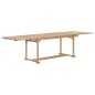 vidaXL 9-tlg. Garten-Essgruppe 180-280 x 100 x 75 cm Teak Massivholz vidaXL 9-tlg. Garten-Essgruppe 180-280 x 100 x 75 cm Teak Massivholz