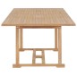 vidaXL 9-tlg. Garten-Essgruppe 180-280 x 100 x 75 cm Teak Massivholz vidaXL 9-tlg. Garten-Essgruppe 180-280 x 100 x 75 cm Teak Massivholz