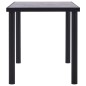 vidaXL Esstisch Schwarz und Betongrau 140 x 70 x 75 cm MDF vidaXL Esstisch Schwarz und Betongrau 140 x 70 x 75 cm MDF