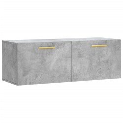 vidaXL Wandschrank Betongrau 100x36,5x35 cm Holzwerkstoff