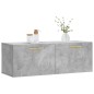 vidaXL Wandschrank Betongrau 100x36,5x35 cm Holzwerkstoff vidaXL Wandschrank Betongrau 100x36,5x35 cm Holzwerkstoff