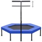 vidaXL Fitness Trampolin mit Griff Sicherheitspolster Sechseck 122 cm vidaXL Fitness Trampolin mit Griff Sicherheitspolster Sechseck 122 cm