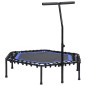 vidaXL Fitness Trampolin mit Griff Sicherheitspolster Sechseck 122 cm vidaXL Fitness Trampolin mit Griff Sicherheitspolster Sechseck 122 cm