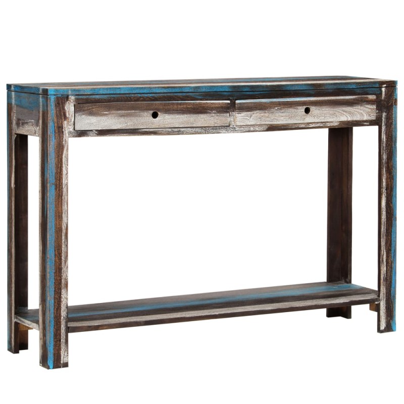 vidaXL Konsolentisch Massivholz Vintage 118 x 30 x 80 cm vidaXL Konsolentisch Massivholz Vintage 118 x 30 x 80 cm