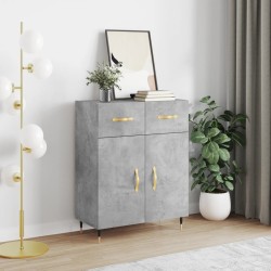vidaXL Sideboard Betongrau 69,5x34x90 cm Holzwerkstoff
