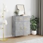 vidaXL Sideboard Betongrau 69,5x34x90 cm Holzwerkstoff vidaXL Sideboard Betongrau 69,5x34x90 cm Holzwerkstoff