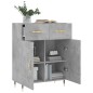 vidaXL Sideboard Betongrau 69,5x34x90 cm Holzwerkstoff vidaXL Sideboard Betongrau 69,5x34x90 cm Holzwerkstoff