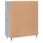 vidaXL Sideboard Betongrau 69,5x34x90 cm Holzwerkstoff vidaXL Sideboard Betongrau 69,5x34x90 cm Holzwerkstoff