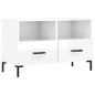 vidaXL TV-Schrank Hochglanz-Weiß 80x36x50 cm Holzwerkstoff vidaXL TV-Schrank Hochglanz-Weiß 80x36x50 cm Holzwerkstoff