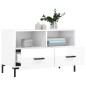 vidaXL TV-Schrank Hochglanz-Weiß 80x36x50 cm Holzwerkstoff vidaXL TV-Schrank Hochglanz-Weiß 80x36x50 cm Holzwerkstoff