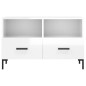 vidaXL TV-Schrank Hochglanz-Weiß 80x36x50 cm Holzwerkstoff vidaXL TV-Schrank Hochglanz-Weiß 80x36x50 cm Holzwerkstoff