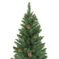 vidaXL Künstlicher Weihnachtsbaum mit Kiefernzapfen Grün 210 cm vidaXL Künstlicher Weihnachtsbaum mit Kiefernzapfen Grün 210 cm