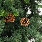 vidaXL Künstlicher Weihnachtsbaum mit Kiefernzapfen Grün 210 cm vidaXL Künstlicher Weihnachtsbaum mit Kiefernzapfen Grün 210 cm