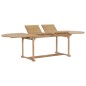 vidaXL 9-tlg. Garten-Essgruppe 180-280 x 100 x 75 cm Teak Massivholz vidaXL 9-tlg. Garten-Essgruppe 180-280 x 100 x 75 cm Teak Massivholz