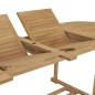 vidaXL 9-tlg. Garten-Essgruppe 180-280 x 100 x 75 cm Teak Massivholz vidaXL 9-tlg. Garten-Essgruppe 180-280 x 100 x 75 cm Teak Massivholz