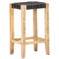 vidaXL Barhocker 2 Stk. Schwarz Echtleder 75 cm vidaXL Barhocker 2 Stk. Schwarz Echtleder 75 cm