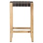 vidaXL Barhocker 2 Stk. Schwarz Echtleder 75 cm vidaXL Barhocker 2 Stk. Schwarz Echtleder 75 cm