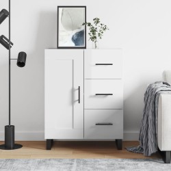 vidaXL Sideboard Hochglanz-Weiß 69,5x34x90 cm Holzwerkstoff