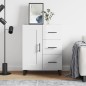 vidaXL Sideboard Hochglanz-Weiß 69,5x34x90 cm Holzwerkstoff vidaXL Sideboard Hochglanz-Weiß 69,5x34x90 cm Holzwerkstoff