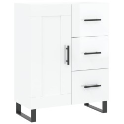 vidaXL Sideboard Hochglanz-Weiß 69,5x34x90 cm Holzwerkstoff