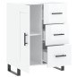 vidaXL Sideboard Hochglanz-Weiß 69,5x34x90 cm Holzwerkstoff vidaXL Sideboard Hochglanz-Weiß 69,5x34x90 cm Holzwerkstoff