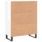 vidaXL Sideboard Hochglanz-Weiß 69,5x34x90 cm Holzwerkstoff vidaXL Sideboard Hochglanz-Weiß 69,5x34x90 cm Holzwerkstoff