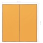 vidaXL Outdoor-Tarp 3x2,85 m Gelb vidaXL Outdoor-Tarp 3x2,85 m Gelb