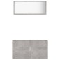 vidaXL 2-tlg. Badmöbel-Set Betongrau Holzwerkstoff vidaXL 2-tlg. Badmöbel-Set Betongrau Holzwerkstoff